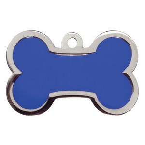 Bone blauw leuke hondenpenning Animalwebshop